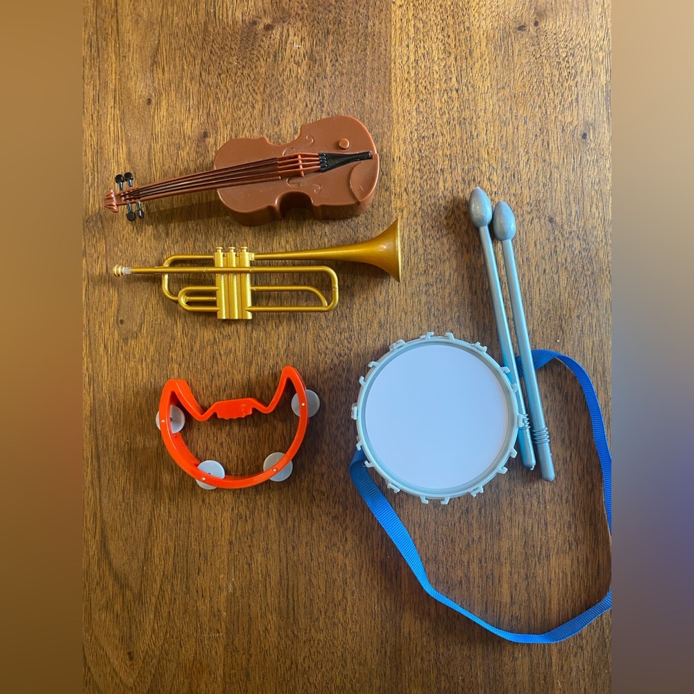 Musical Instrument Set for American Girl Dolls